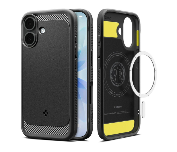SPIGEN Rugged Armor Mag Magsafe do Iphone 17 Matte Black 8800283314991 - 1359858 - zdjęcie